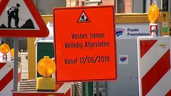 Bergévest in Tienen zeker tot begin juli afgesloten voor alle verkeer