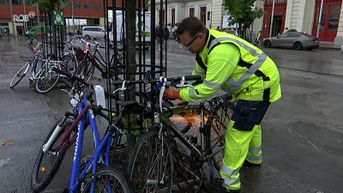 Politie Leuven ruimt 138 fietsen aan station Leuven voor komst festivalgangers Werchter