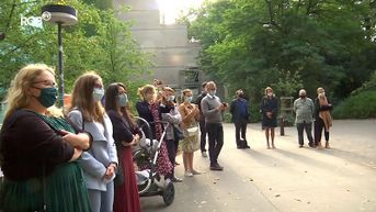 Gedenkbankje in Leuven als steun en eerbetoon aan patiënten met eierstokkanker