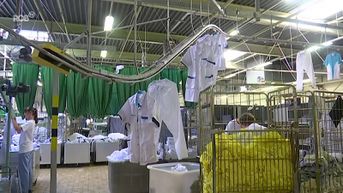 Aarschotse wasserij verwerkt bijna 50 ton aan vuile was van UZ Leuven per week